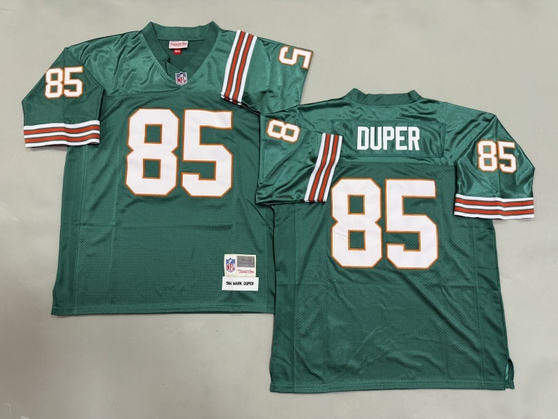 Men 2025 Miami Dolphins #85 Duper green Throwback Limited NFL Jersey style 001->miami dolphins->NFL Jersey